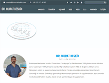 Tablet Screenshot of drmuratkeskin.com